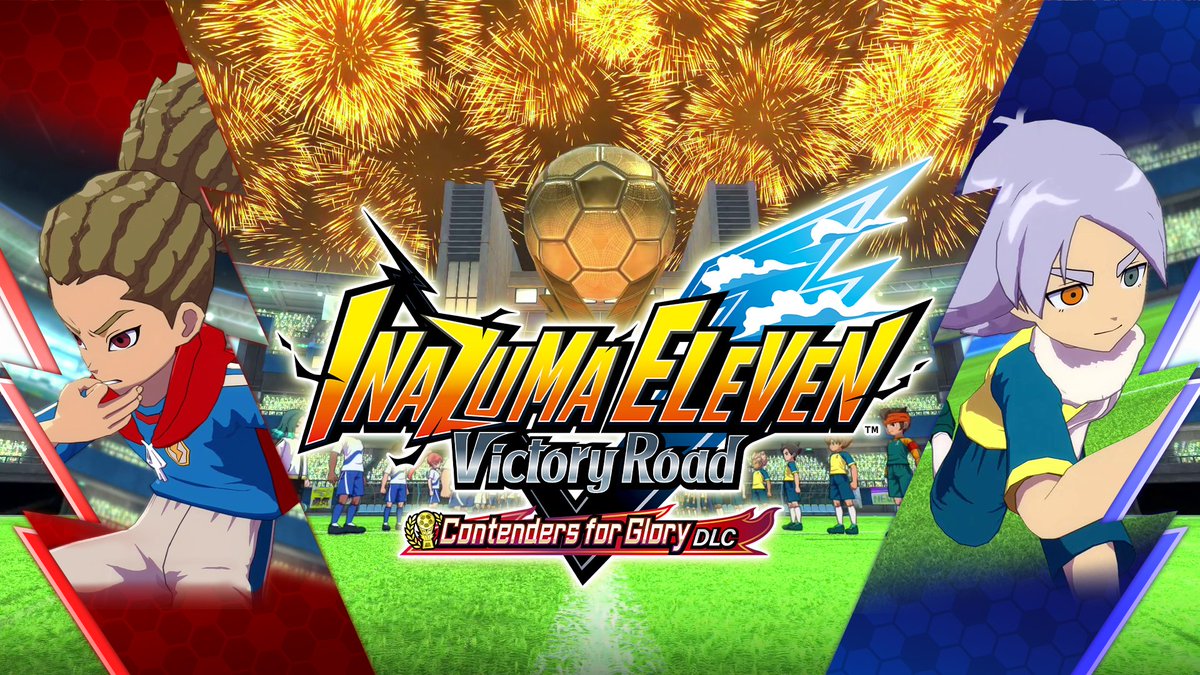 InazumaSeries's tweet photo. The trailer for the free major update, Contenders for Glory DLC, is out now!

The first official online tournament, Victory Road Beta, is just around the corner. ⚽
Take the players you've trained for this moment into the heat of competition!

Seize your glory! ⚡

The update arrives July 3 (JST). Stay tuned!

https://t.co/2Vqaa6K3Qe

#InazumaEleven
