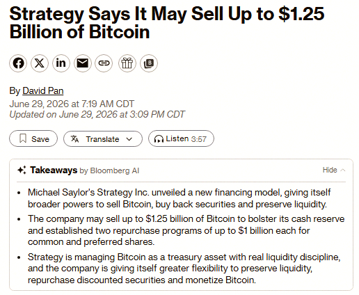 UQfnzmrsnhO2vFP's tweet photo. Michael Saylor's Strategy $MSTR might offload a whopping $1.25 Billion in Bitcoin $BTC 🚨 Did he already sell both his kidneys? 🤔 https://t.co/5VmOCkHTTd