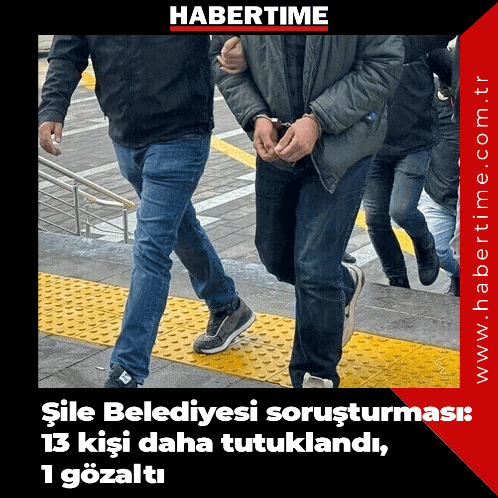 habertimecomtr's tweet photo. Şile Belediyesi soruşturması: 13 kişi daha tutuklandı, 1 gözaltı https://t.co/7kiBgQA5u8 
#şilebelediyesi #sondakika #tutuklama https://t.co/PXfsua50uy