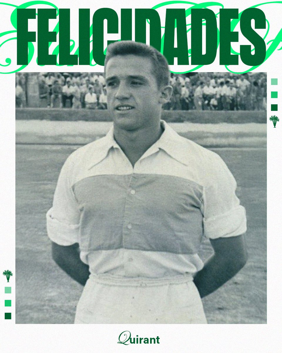 elchecf's tweet photo. 🎂 Hoy, martes 30 de junio, es el cumpleaños del gran capitán

91 años de entrega, pasión y orgullo. Historia y patrimonio de nuestro Elche CF

¡Muchas felicidades, 𝐌𝐢𝐠𝐮𝐞𝐥 𝐐𝐮𝐢𝐫𝐚𝐧𝐭! 🥳💚 https://t.co/W2cz8A9FxC