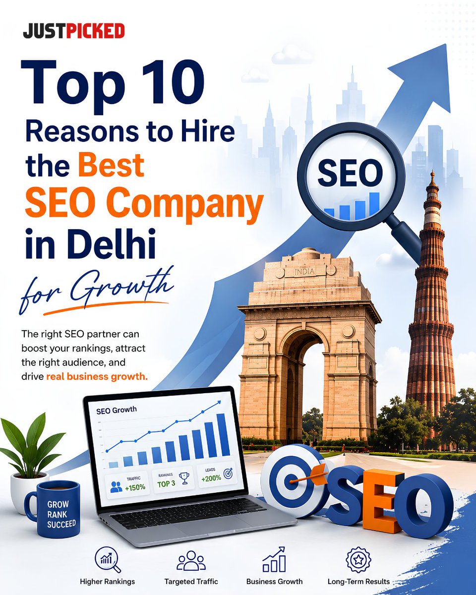justpickedup's tweet photo. In today’s digital world, online visibility is crucial for business growth. A reliable SEO company in Delhi can help improve search rankings, attract targeted traffic, and increase conversions.
https://t.co/eqH8g8fEhR
#JustPicked #SEOCompanyDelhi #SEOServices #DigitalMarketing https://t.co/bhywbFMt1u