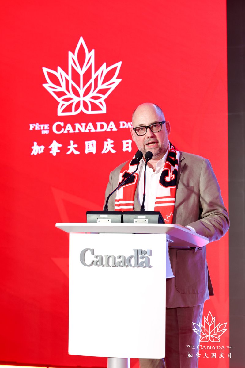 CanadaChina's tweet photo. Today we celebrate Canada and the people who make it what it is. 🍁

A special thank you to our generous sponsors, supporters &amp; participating partners for making this celebration possible.  
 
We’re proud to showcase the very best of Canada. 
#CanadaDay2026 https://t.co/1vzjQQBhu5