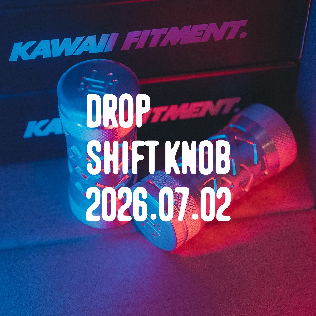 KF shift knob billet silver 7/2 21:00より販売開始します！ 同時刻 