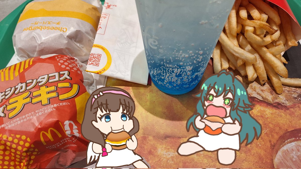 m8SmpLRUAELH6M6's tweet photo. 今日はマクドナルドでデリシャスマイルさせていただく

…というか、ここん所ずっとハンバーガーを食べたい気持ちが続いている https://t.co/Y8GD8ejrAB