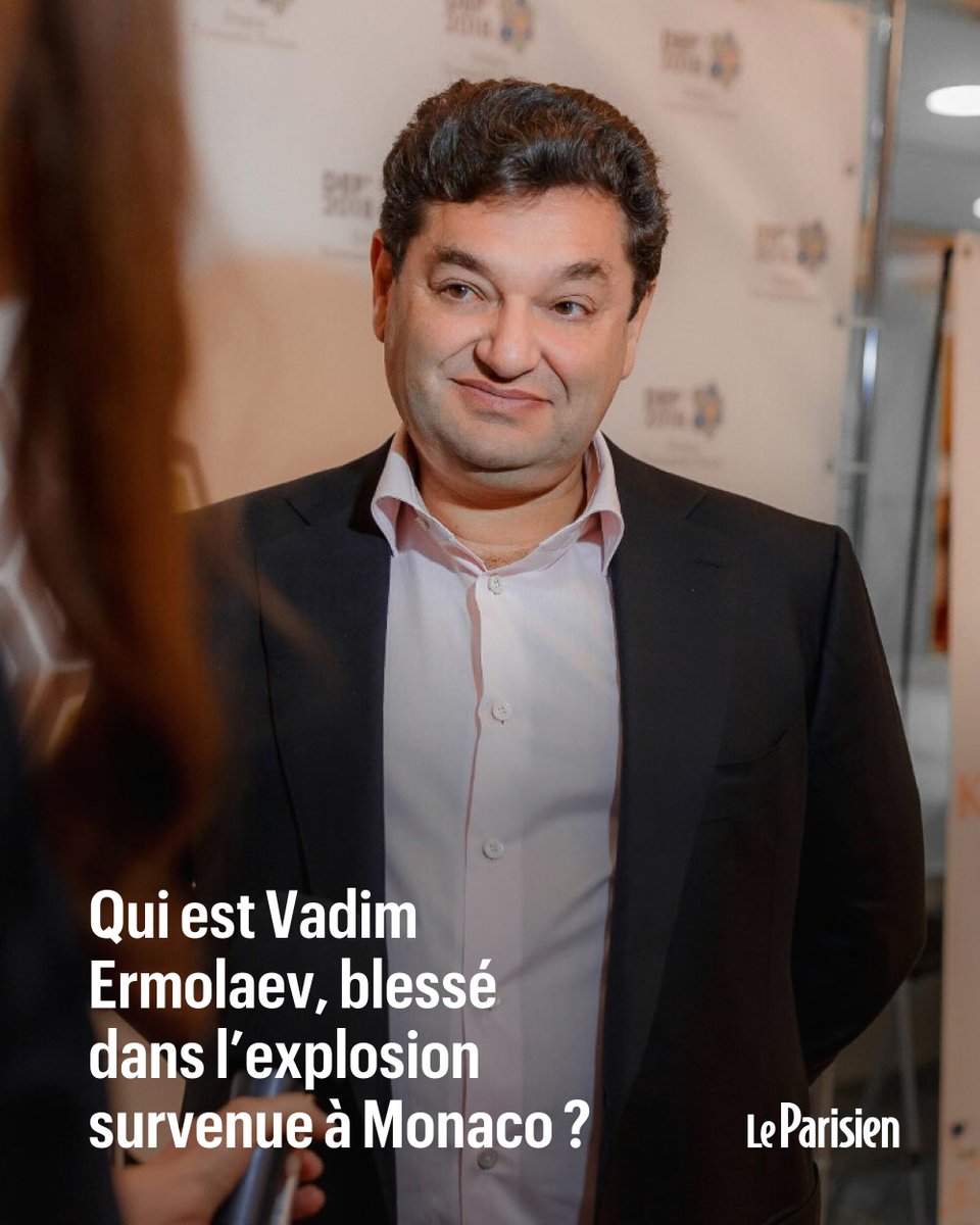le_Parisien's tweet photo. Vadim Ermolaev, 58 ans, a été grièvement blessé lors de l'attentat survenu lundi soir à Monaco : il fait partie des trois personnes touchées, avec son épouse et un adolescent de 13 ans.

Cet homme d’affaires fait partie du cercle très fermé des grands patrons ukrainiens qui ont façonné l’économie du pays après la chute de l'URSS ➡️ https://t.co/k80vXbav1Y