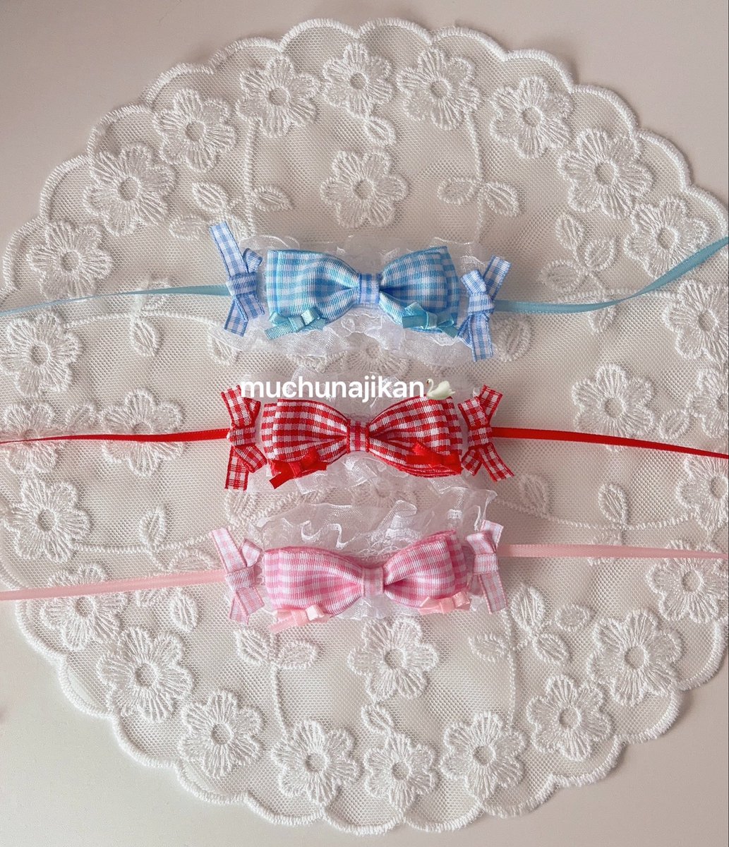 muchunajikan's tweet photo. 明日、7/1 pm21:00~ up致します🎀
・愛されりぼんは欠品カラー(メルカリ)
・トキメキりぼんは欠品カラーと新しいギンガムチェック(minne)
お時間合う方よろしくお願いいたします。欠品になってもまたupいたします。何卒よろしくお願いいたします。

 #ぬい活  #ぬいぐるみヘッドドレス  #ヘッドドレス https://t.co/ka0ehIvcJ0