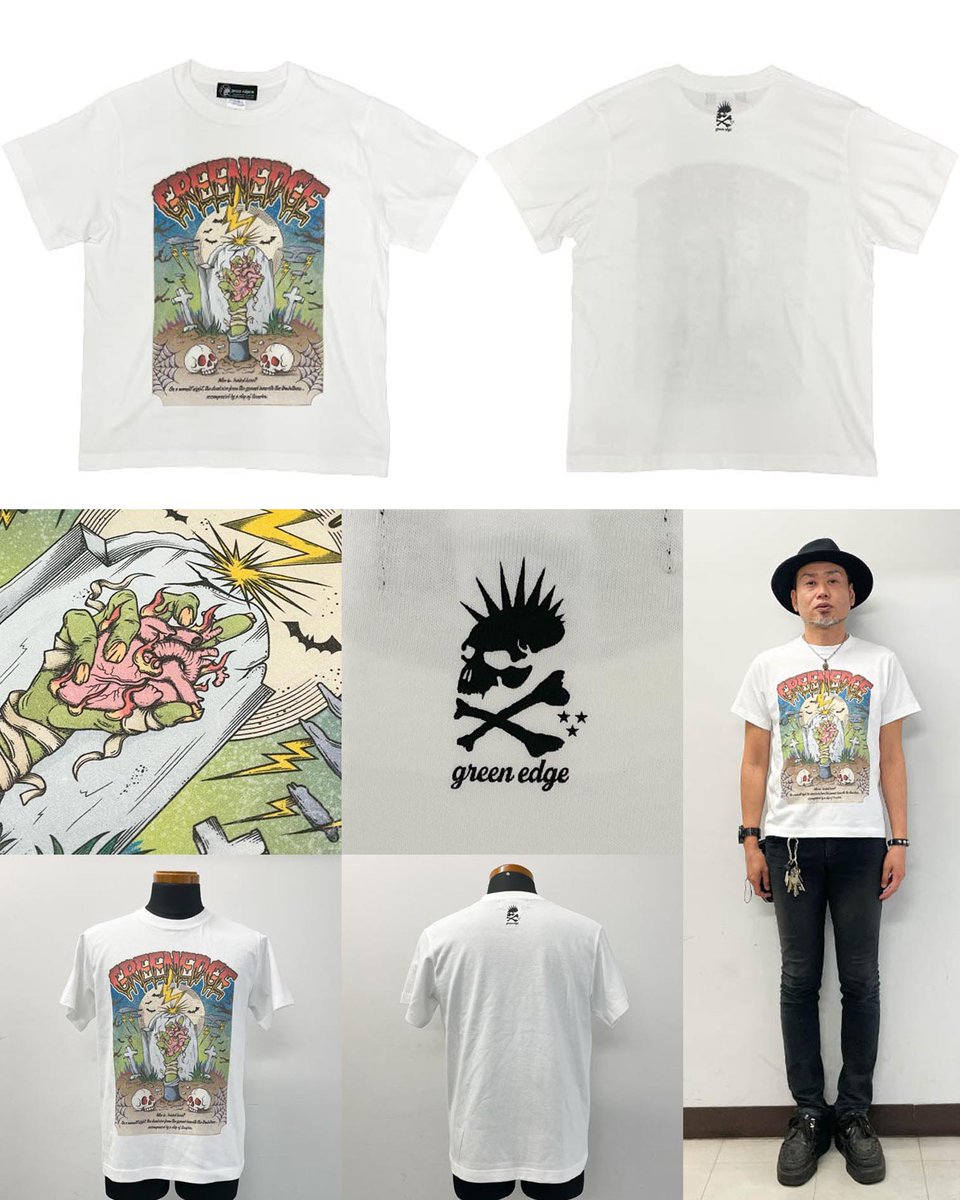 green_edge's tweet photo. HPの在庫数更新しました！
そろそろTシャツも夏に向けて動き出してるので
気になるアイテムチェックしてみてね♪

https://t.co/62k9gK7MnC

【BASE】
https://t.co/2UHrsAs5yt

【メルカリshop】
https://t.co/JK7E6atMu7

#moderato #greenedge #インクジェットプリント #ビンテージ風t #ゾンビt https://t.co/KKx2exuF1B