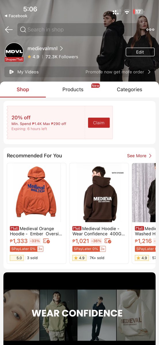 miksalmighty's tweet photo. our shop is now officially a shopee mall brand 😭😭 https://t.co/hkVO2PgiwN https://t.co/GVqV7ES8Z6