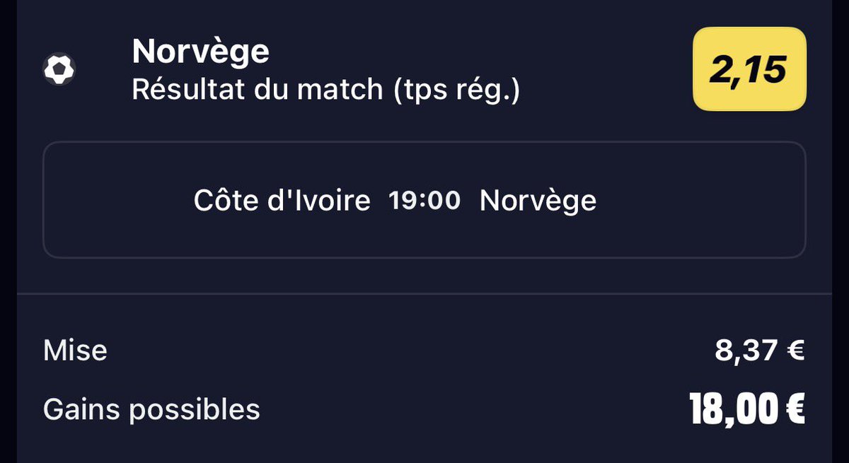 xGAlertBot's tweet photo. 🚨 DÉFI
Pour le défis de Unibet (10€FB)
Ou 1 palier défi B
-0.51€ 🚀🚀
N’oubliez pas de vous inscrire aux deux défis !! 🙏
#TeamParieur #Defis https://t.co/sGshODyaoM