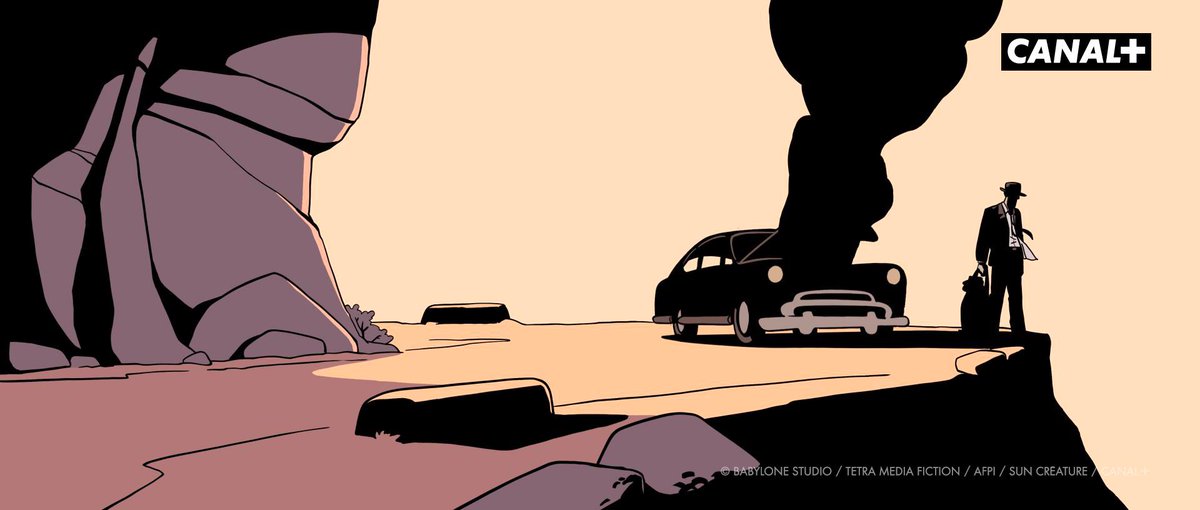 canalplus's tweet photo. Heureux d'annoncer la production de la série d’animation graphique Tyler Cross, adaptée des romans graphiques éponymes de Fabien Nury et Brüno.
Il s'agit de la première incursion de la Création Originale CANAL+ dans l’animation, en 6 épisodes de 22 minutes, à découvrir prochainement.