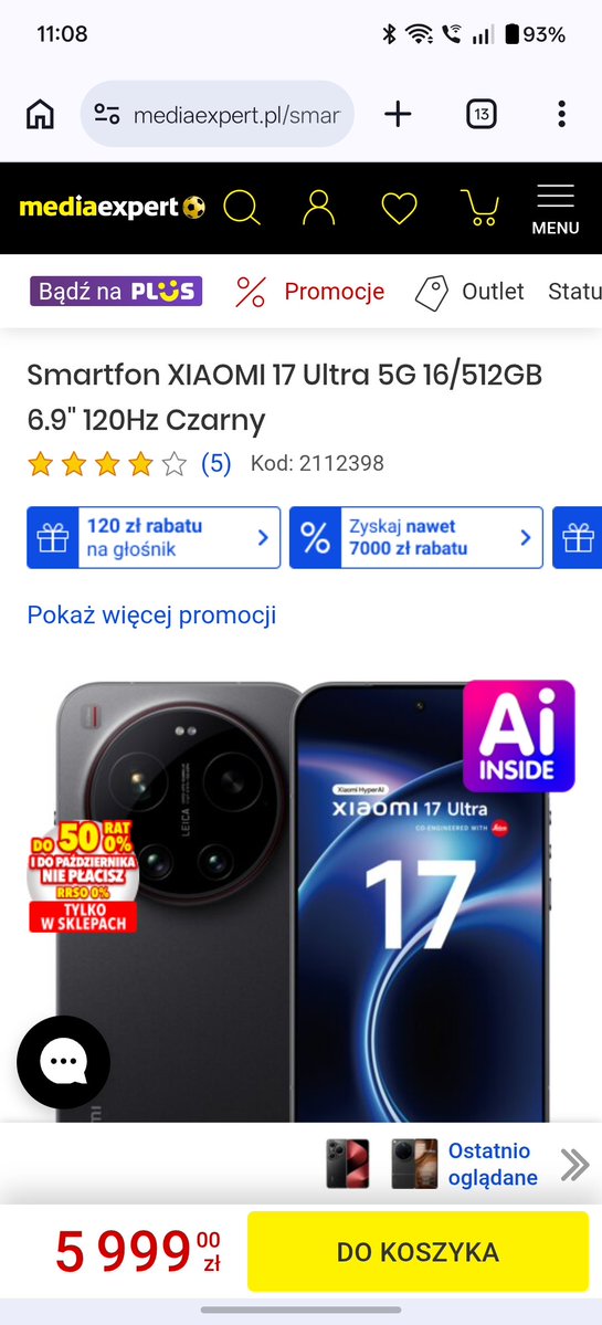 antytroll's tweet photo. @Frankforphones @Xiaomi In Poland in official sources 14 Ultra costs more than 17 Ultra. 😅 https://t.co/uolB1OKENo