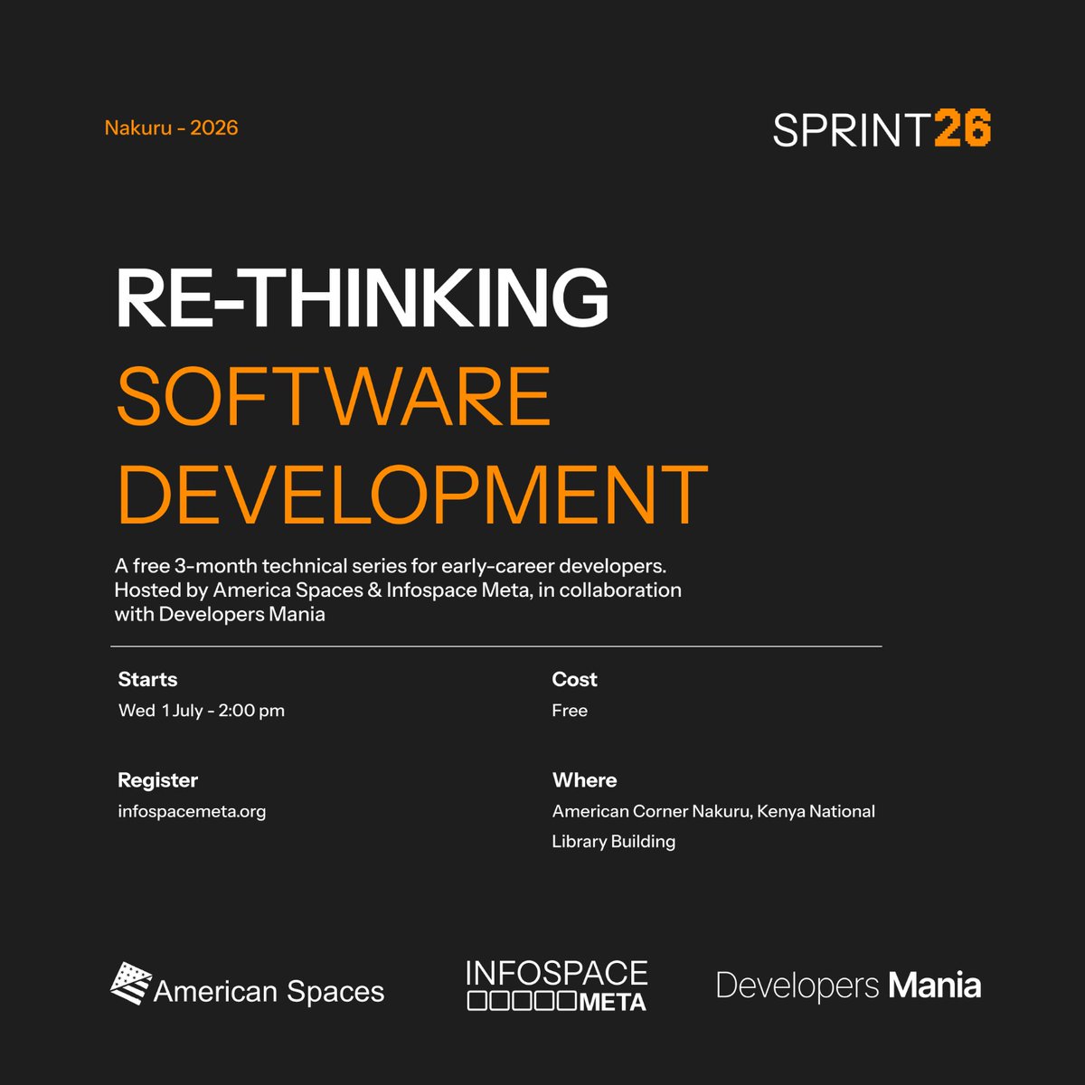 InfospaceMeta's tweet photo. Shipping and Keeping It Alive

Moving from "we built it" to "it survives in production." We'll explore the messy reality of production and how to keep the application alive.

Join us this Wednesday on 1st July

Register now: https://t.co/48STW5hlHM https://t.co/oU2OLU1BEQ