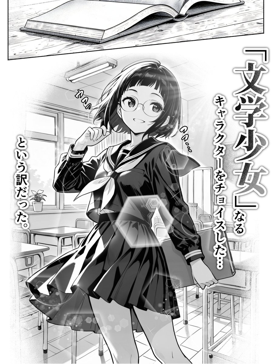 rakemo_'s tweet photo. 次回作「文学少女（仮）」作成中です。
ちょっとおバカなラブコメ調、100pくらいのボリュームになりそうです。 https://t.co/cQZpiMjlGM