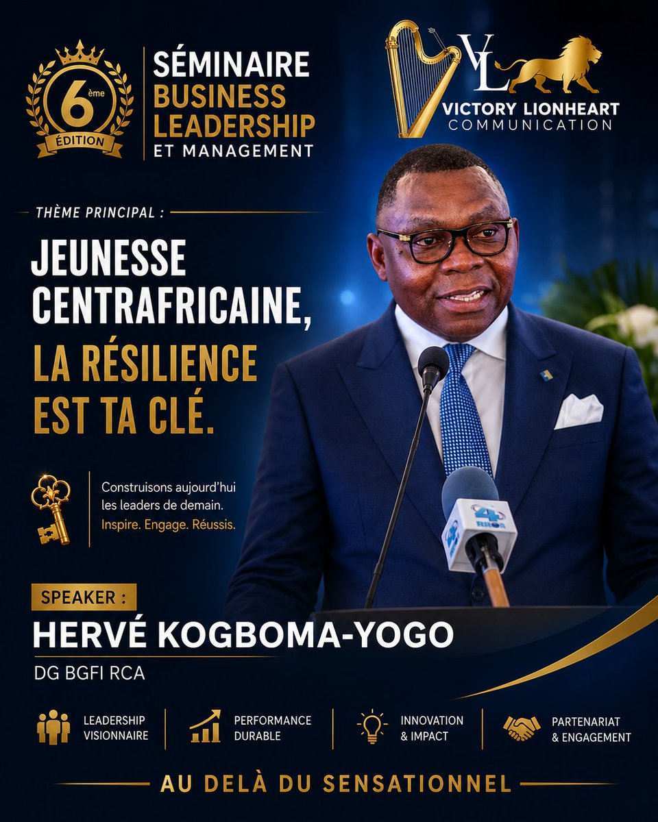 VictoryLionhea2's tweet photo. En route pour la 6ieme édition du Séminaire Bussiness Leadership Management.
@MediasOubangui @odilon236 @mwarumba @PNUD_RCA @RcaUnct @onufemme @Lacroix_UN @RadioNdekeLuka @com_cemac @la https://t.co/uNX5FM8EKq