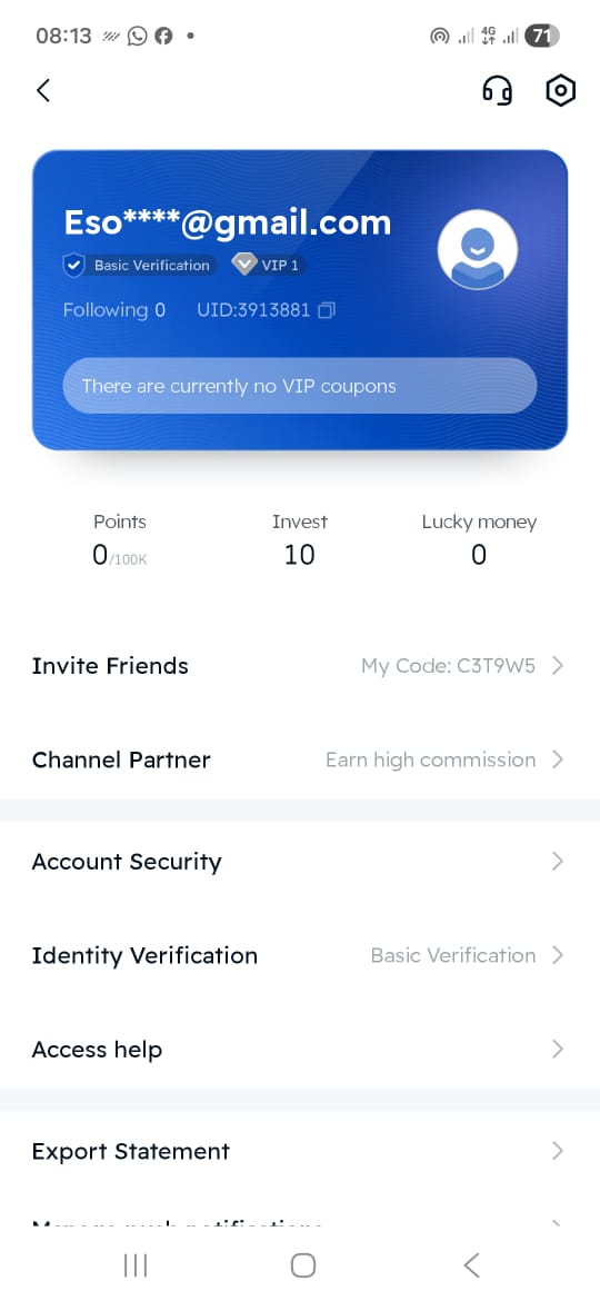 Esoheeeee's tweet photo. @QueenslyCrypt @BITStocks_EN Curiosity won. 😅 Just signed up. Is the tokenized gold feature worth trying first? https://t.co/FKcc0iFYg1