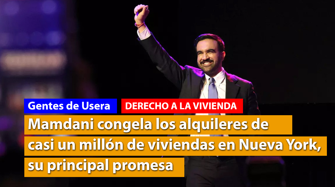 GentesDeUsera's tweet photo. Mamdani congela los alquileres de casi un millón de viviendas en Nueva York, su principal promesa https://t.co/WjHuiUPl0n https://t.co/PpUDZEmM9H