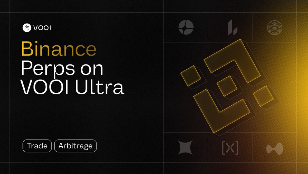 vooi_io's tweet photo. Now live in VOOI Ultra - @BinanceFutures perps

VOOI, as an execution layer, turns the CEX ↔ DEX funding spread into yield

Multi-venue strategies are pre-built in a single terminal

Other tools just connect the venues
VOOI runs the arbitrage for you - both legs, one terminal, managed as a single position

Run CEX ↔ DEX arbitrage
https://t.co/pyQ8rLS8El