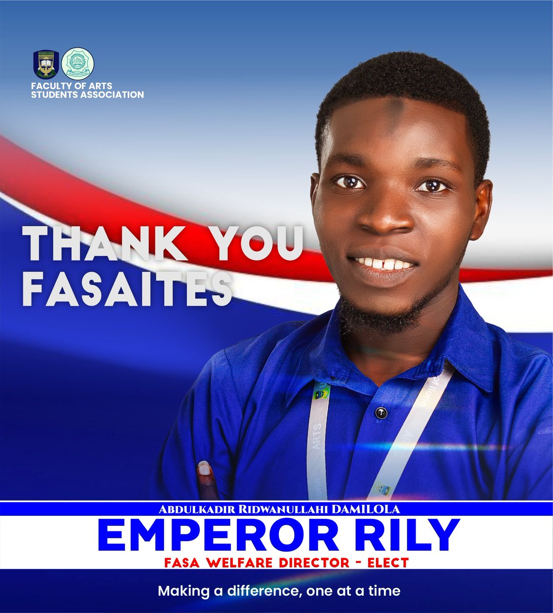 emperorrily's tweet photo. And when it's time, you shall be given 🤗💯
Let's go make a difference, one at a time 😉 

#fasa #unilorindecides2026 #unilorin https://t.co/F8abzmadAI