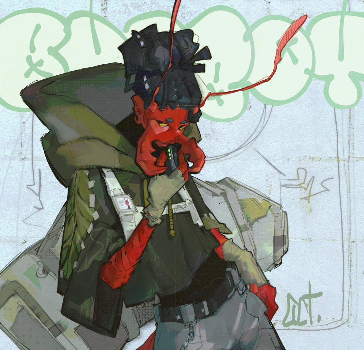 octoberended's tweet photo. bugs first "full" piece naurway https://t.co/3D4WJMrh1b
