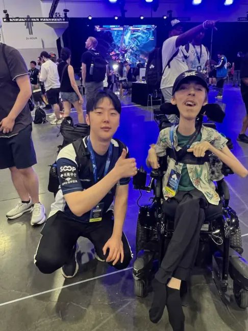 CoenTEKKEN's tweet photo. I had such a great time at EVO 2026 it was my first time ever attending and competing going 2-2 and I met so many amazing people which made the trip 10x better including my goat @TK_iKARi who was so nice he even recorded my set for me if you see this, lets run some games 💪 https://t.co/PCWATlZpQt