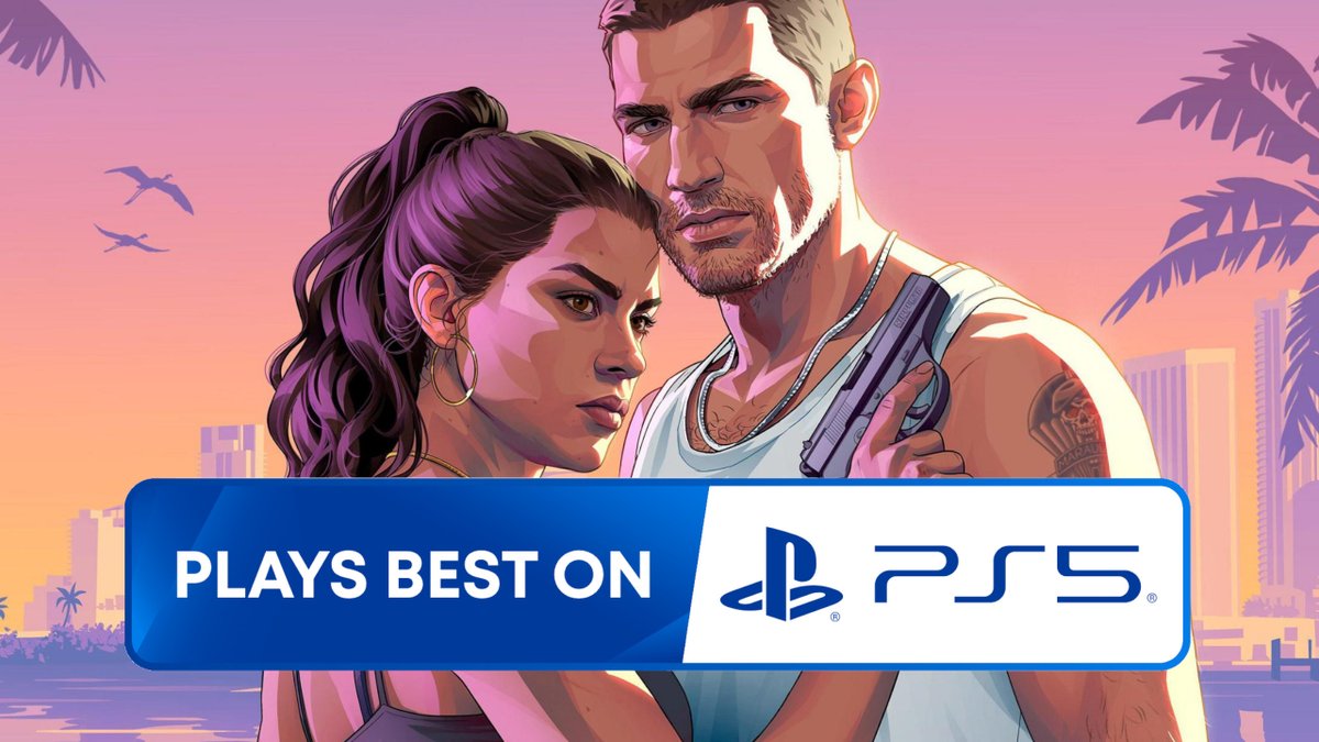 VGC_News's tweet photo. Now Rockstar has started including callouts in its GTA 6 marketing that the game “plays best on PS5”.
https://t.co/ZfHsQV8DBO https://t.co/L9pOreCcm4