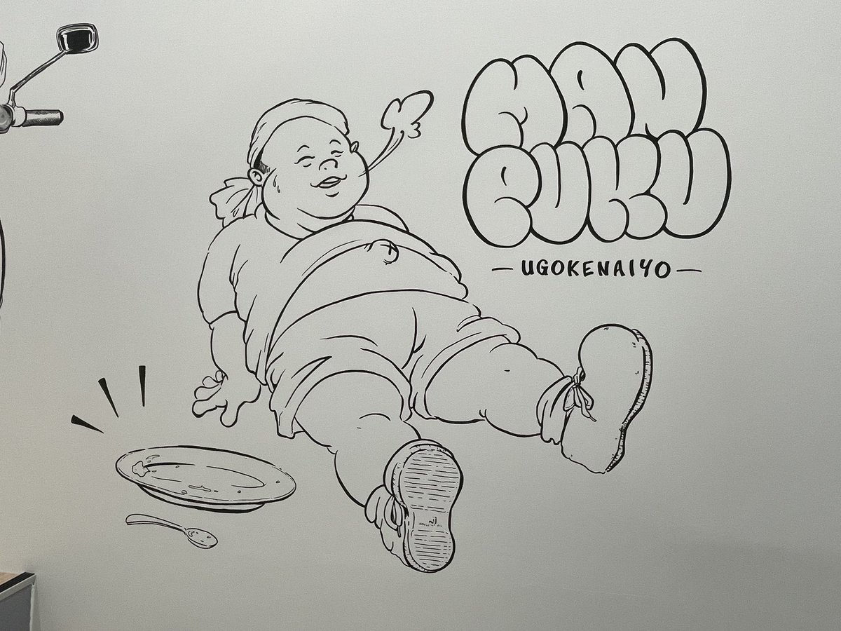 tkacha_2's tweet photo. 『静岡オールスターフードコート』
壁画制作　〜階段①〜

描かせていただきありがとうございました😭✨
たくさん描かせていただきましたので、場所ごとご紹介させていただきます🙋🏻‍♀️✨

#壁画 #wallpainting #イラスト #artwork #静岡オールスターフードコート https://t.co/l63zdtbjkf