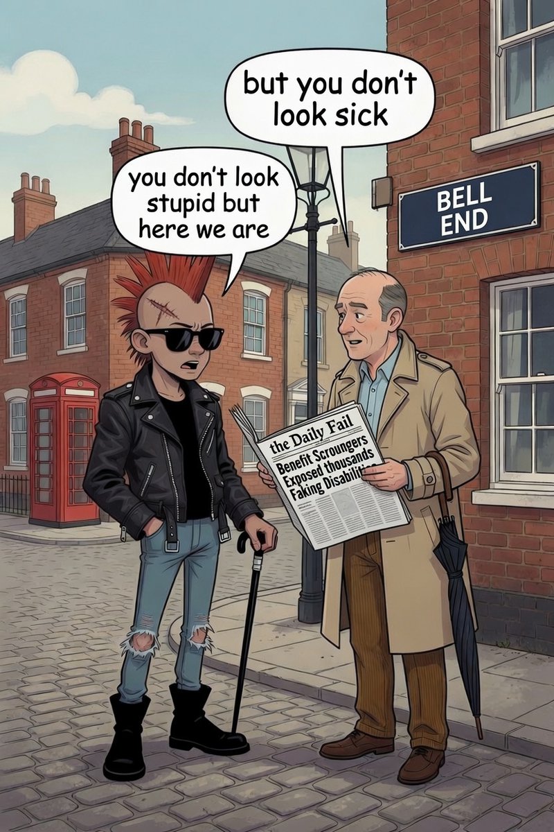ChronicBoned's tweet photo. This shit happens to disabled people constantly and it boils my piss! 
#cripplepunk #chronicpain #chronicillness #invisibleillness #scroungernarrative https://t.co/qGLFjjb2N1