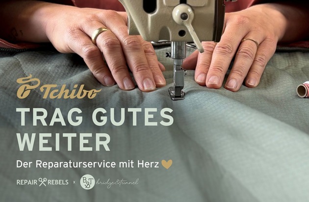 pp_techbranche's tweet photo. Trag Gutes Weiter: Tchibo testet Textil-Reparaturservice mit den Partnern Repair Rebels und Bridge&amp;Tunnel https://t.co/K6HBbWgQ75 #ots #netzwelt #news https://t.co/BI9BeCQuWS