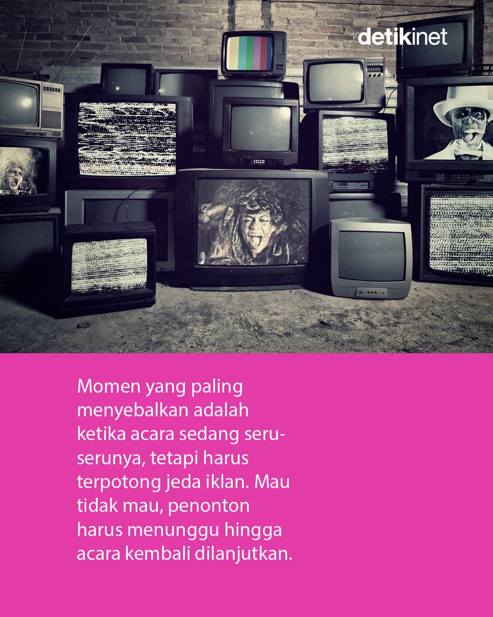 detikinet's tweet photo. Dulu, kita rela menunggu jam tayang, berebut remote, hingga tidak ingin melewatkan acara favorit. https://t.co/FIlDBpDpLK