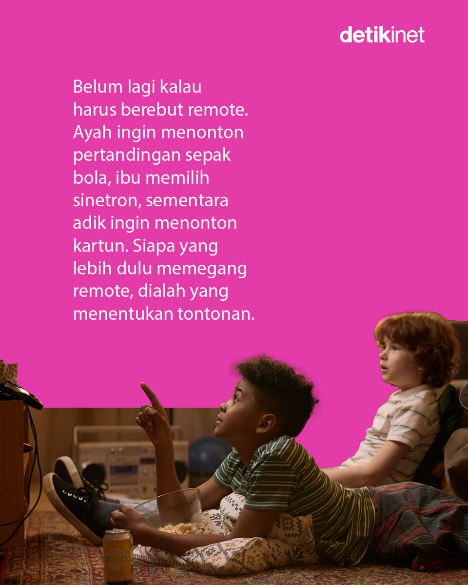 detikinet's tweet photo. Dulu, kita rela menunggu jam tayang, berebut remote, hingga tidak ingin melewatkan acara favorit. https://t.co/FIlDBpDpLK
