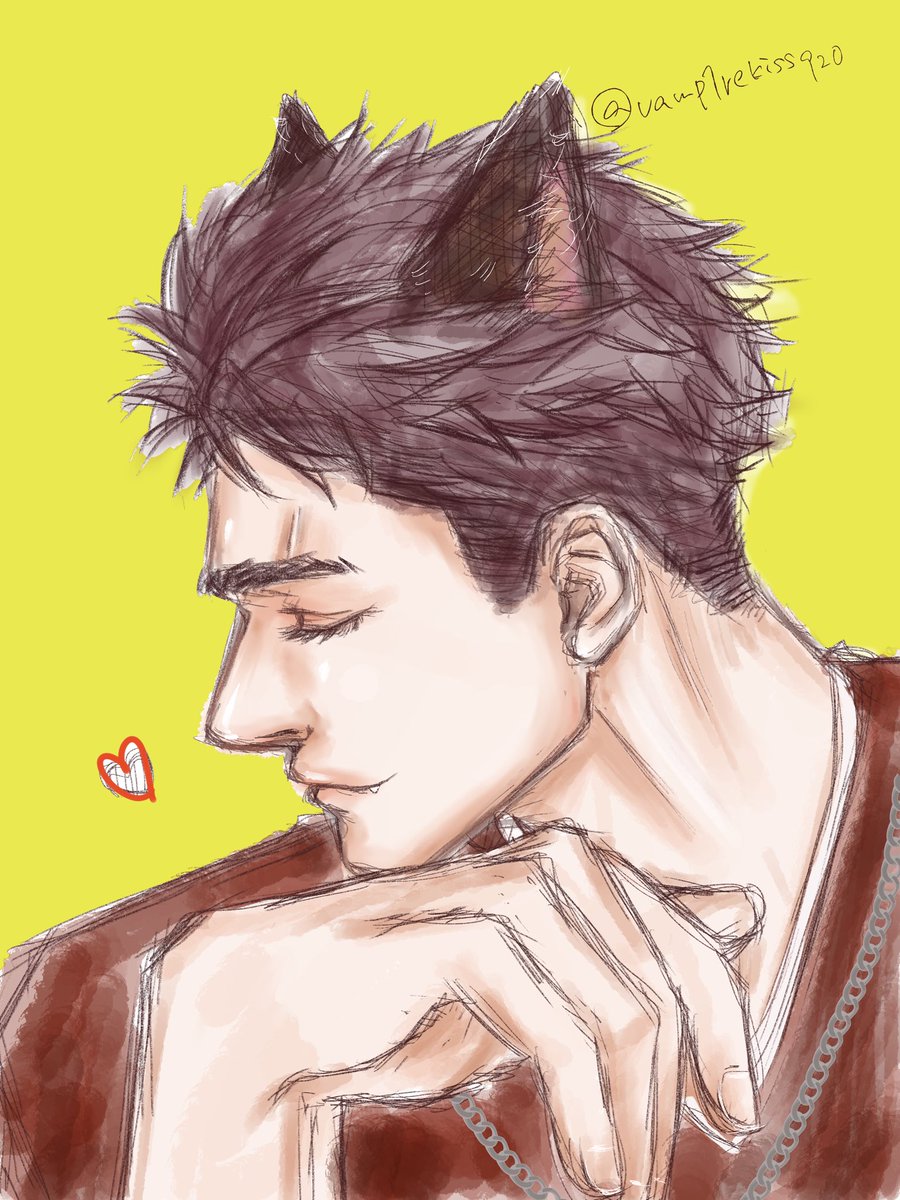 vamp1rekiss920's tweet photo. 🐺
模写しつつ横顔にメロっている https://t.co/gUnRzkWoLH