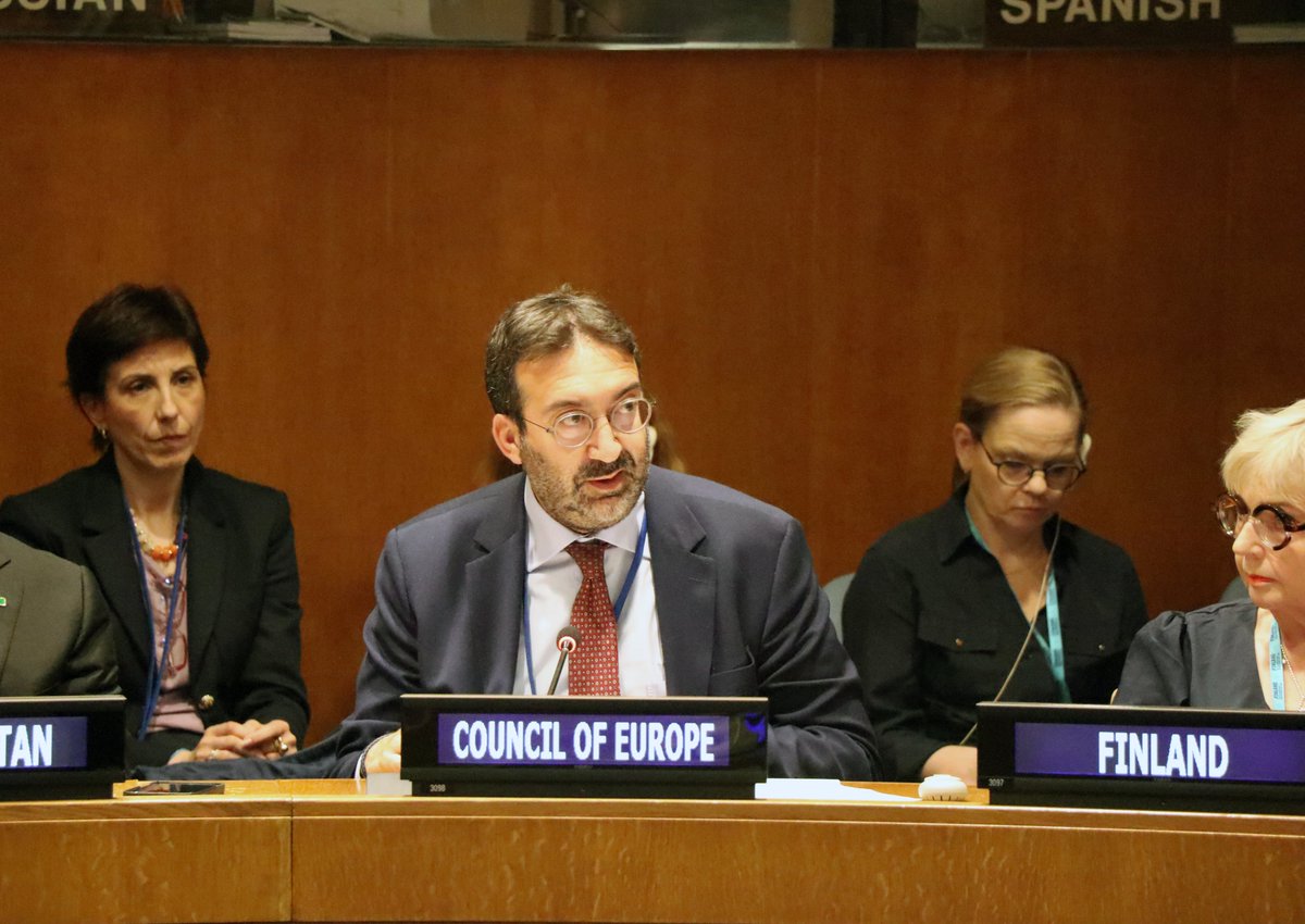 CoE_RuleofLaw's tweet photo. Effective counter-terrorism requires more than strong security responses. As @GianlucaCoE Director General Human Rights &amp; Rule of Law, stressed during the 2026 United Nations Counter-Terrorism Week #CTWeek, prevention, partnerships &amp; respect for human rights are essential. https://t.co/OL3iViNesx