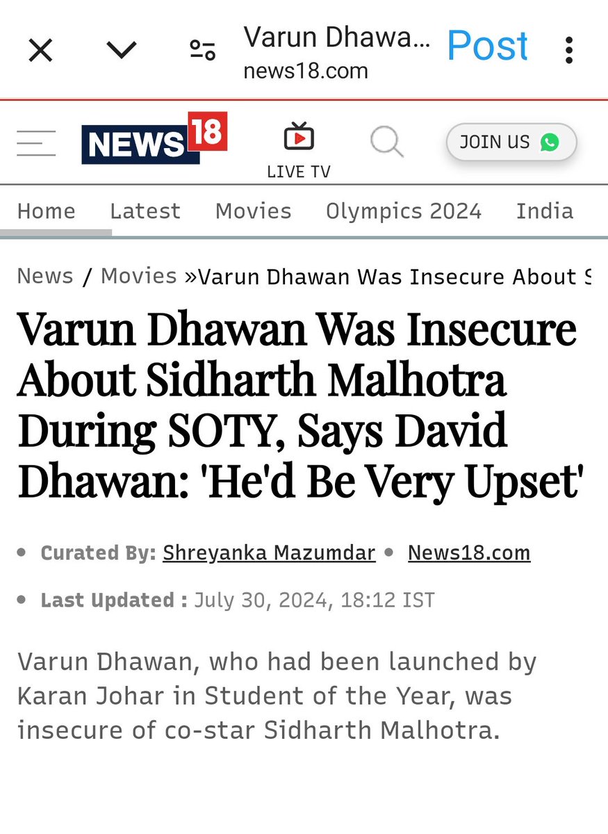 Acarys2's tweet photo. @jalebination He had to accept it because his father exposed him it's well know he was always jealous of Sid and made everyone ignored Sid. This is Bollywood nepo mafia work he always feel very alone at this BW parties thanks to nepos like Varun. https://t.co/mTQue1dPb9