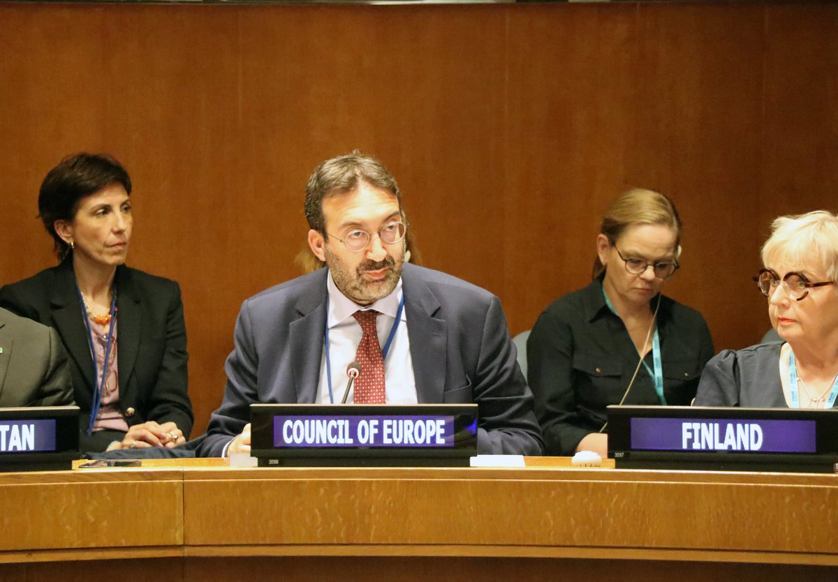 CoE_RuleofLaw's tweet photo. Effective counter-terrorism requires more than strong security responses. As @GianlucaCoE Director General Human Rights &amp; Rule of Law, stressed during the 2026 United Nations Counter-Terrorism Week #CTWeek, prevention, partnerships &amp; respect for human rights are essential. https://t.co/OL3iViNesx