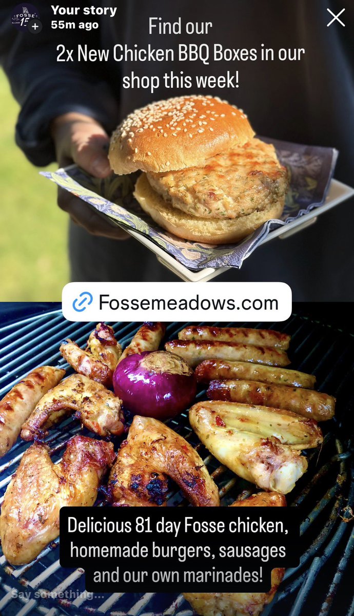 FosseMeadows's tweet photo. We’ve created 2 NEW BBQ Boxes available on our online shop!
- The “81 day Chicken” BBQ Box
- The “Everyday” BBQ Box
Two boxes, with amazing collection of our Fosse chicken &amp; homemade products
@LiveFrankly @harborians #bbqboxes #fossechicken 
order here!
https://t.co/UZx1XxmzHo https://t.co/7HHUmbTscf