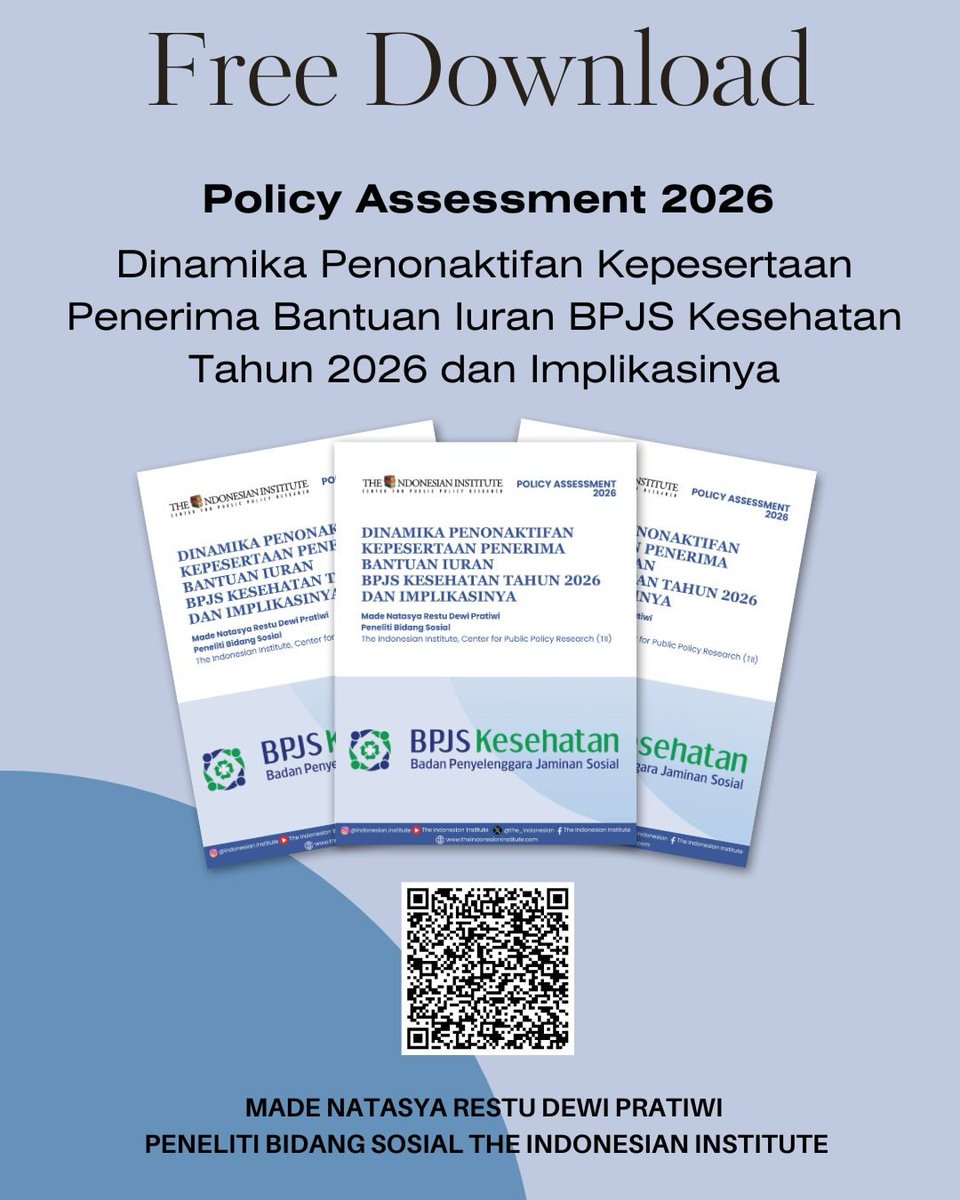 kpcdi's tweet photo. Penonaktifan PBI BPJS Kesehatan pasca pemutakhiran DTSEN menimbulkan berbagai pertanyaan, terutama bagi pasien penyakit kronis dan kelompok rentan.

🗓 9 Juli 2026
🕑 14.00 WIB
📍 Zoom &amp; YouTube

Daftar: https://t.co/eXcI0q0BAS https://t.co/LUCNEIZaoT