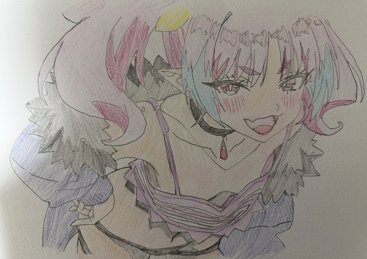 mamoruchild's tweet photo. 本日の模写。
26春アニメ(老害コイル)ガールズ提出。

朝凪海『クラにか』
ミルチ・ゼブル『カナン様』
女神『勇者の肋骨』
郡上かなで『上伊那ぼたん』
#今期ガールズ4選 https://t.co/U2SgscSyPV
