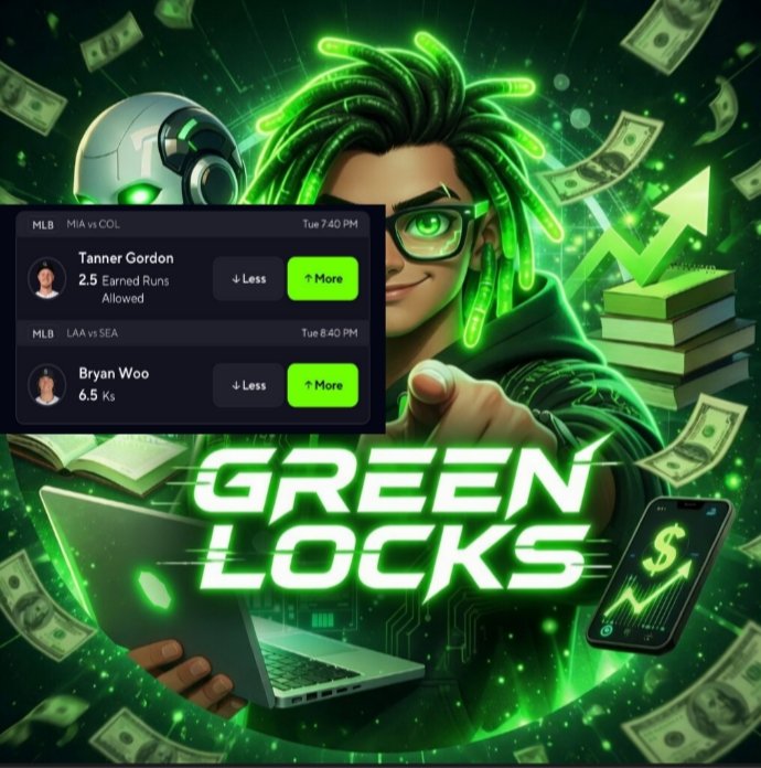 green_locks1's tweet photo. LET'S COOK💰🔥

ACCESS MY BEST PERLAY 💯 
ON DISCORD LINK BELOW 🔥
                            ⬇️
https://t.co/cc4aD3vDkJ

#MLB #6MAN #prizepicks #underdog #GamblingX #GamblingTwitter https://t.co/iI9LRaXlVm