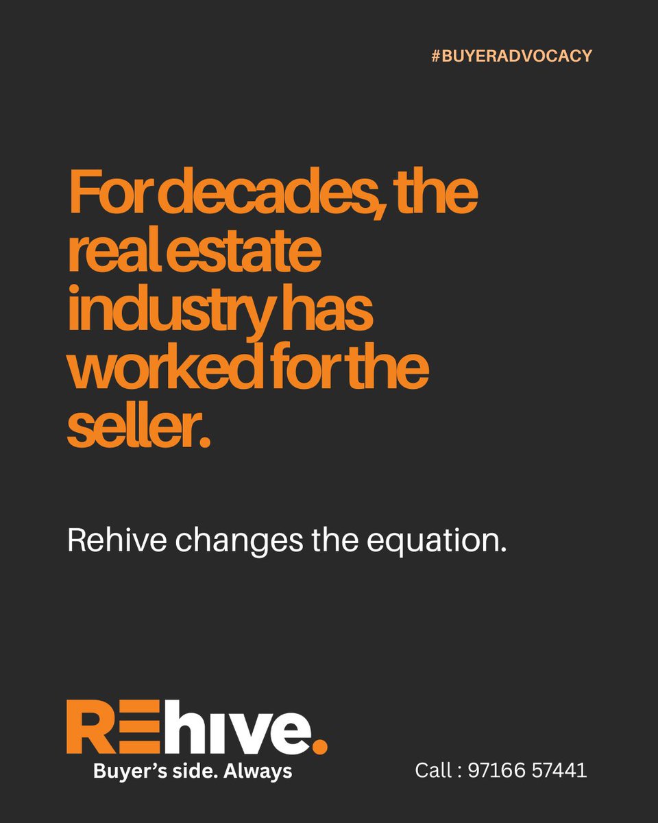 REhives's tweet photo. Who’s on the buyer’s side? Brokers who achieved most volume sales for ‘not so credible builders’ haven’t been penalised; it’s the consumer who paid with his hard earned money. Shouldn’t there be a platform of such credible consultants?
#RealEstatePlatform #rehive #rehives https://t.co/95uX2u1IZy