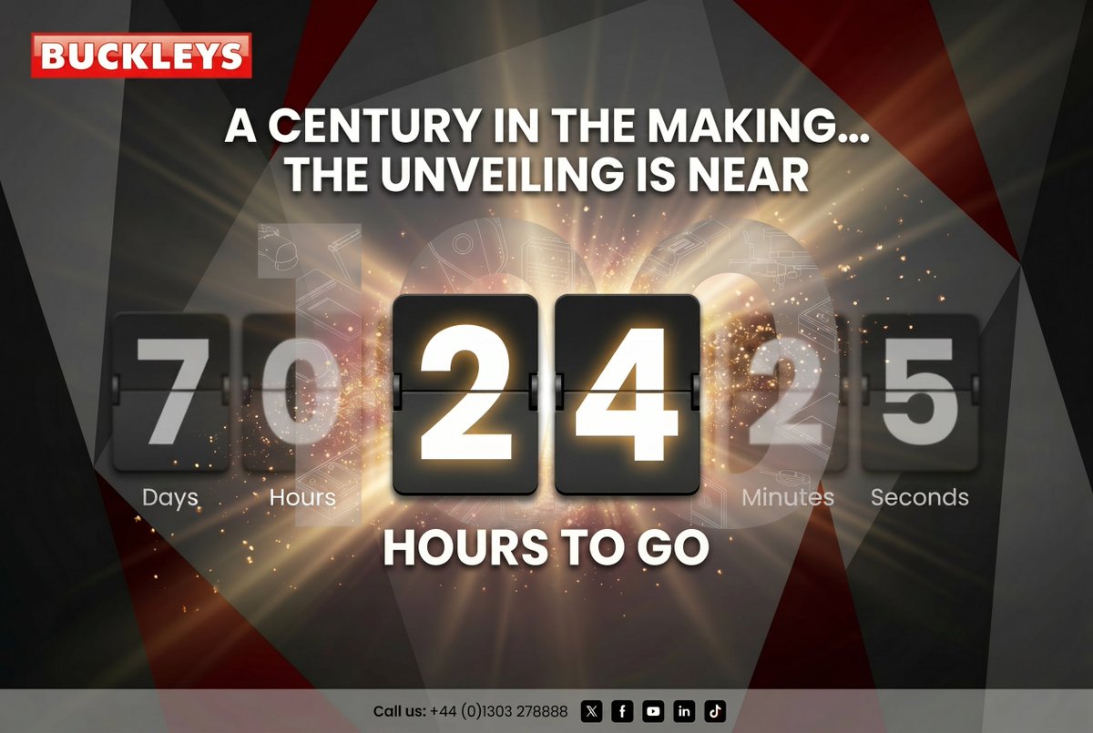 BuckleysLtd's tweet photo. 24 hours to go - A moment years in the making is nearly here.

NOT EVERYTHING happens EVERY DAY...

#Buckleys #NDT #InspectAndTest #WatchThisSpace https://t.co/s2x9D49P45