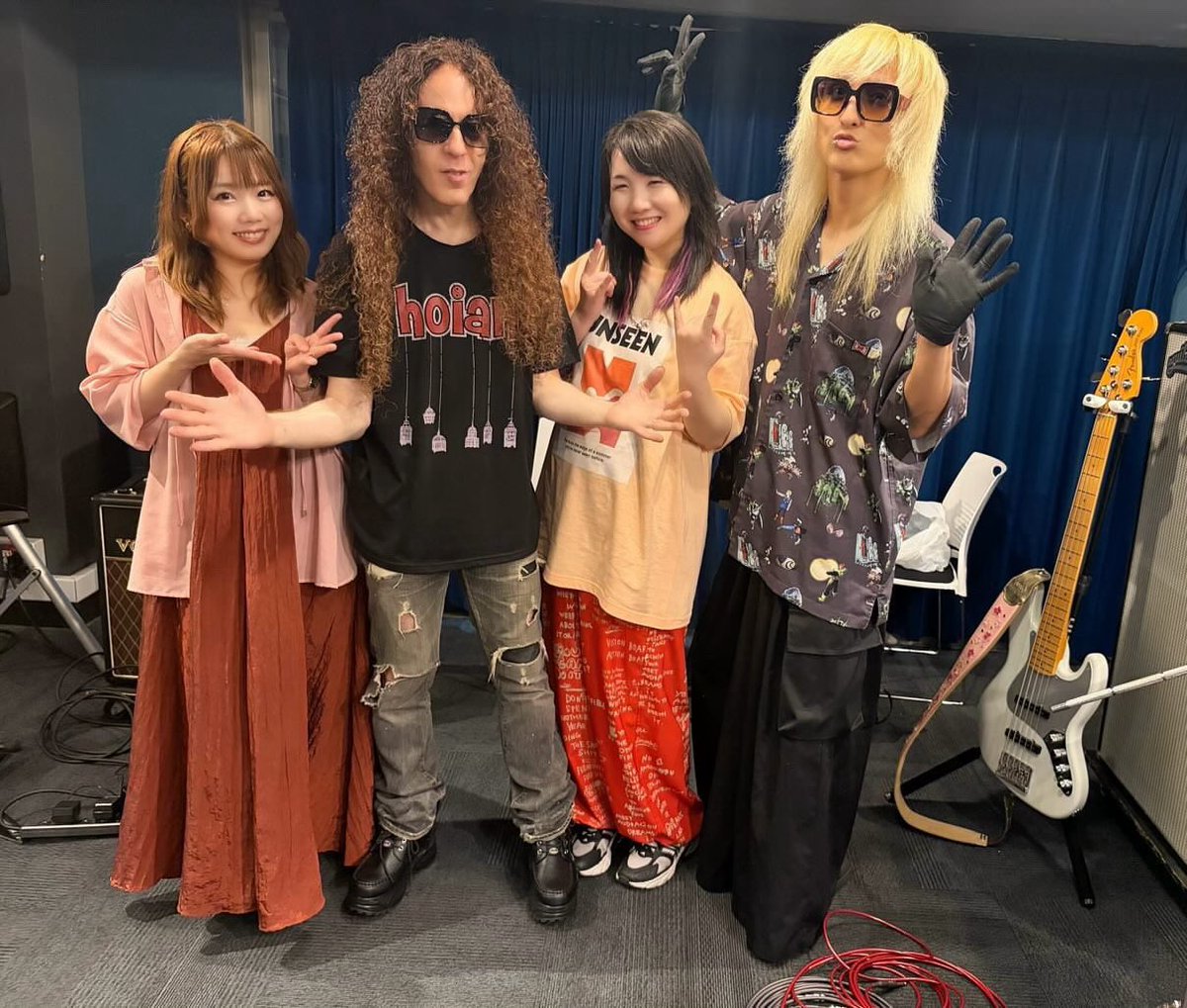 mikapudding's tweet photo. today🔥🎸🎹🥁 https://t.co/XJKxGk4cjG