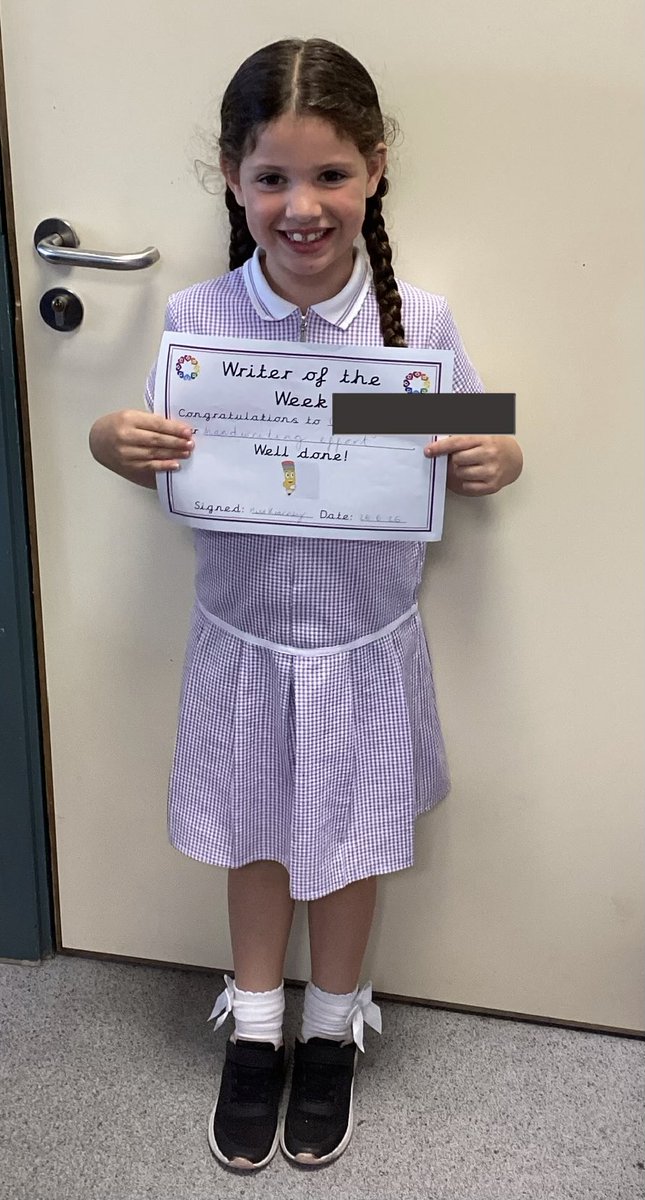 Year2Springwell's tweet photo. Some more wonderful writers of the week! One for great ideas and one for super effort with their handwriting, well done you two 🤩👏✍️📝 https://t.co/J7O9oMp52L