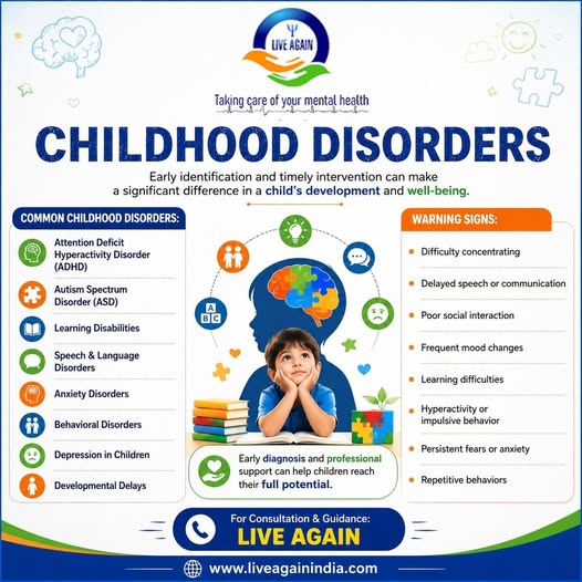 LiveAgainIndia1's tweet photo. Every child deserves the opportunity to grow, learn, and thrive. Early recognition of developmental and behavioral concerns can make a lifelong difference. Timely support empowers children to reach their full potential. 
#ChildhoodDisorders #ChildDevelopment #EarlyIntervention https://t.co/FIEr26JGx1