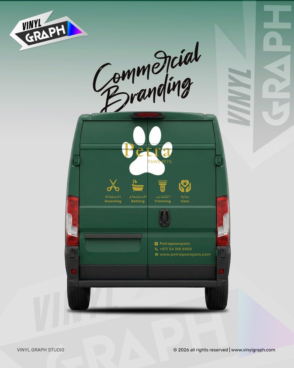 vinylgraph3D's tweet photo. Transform Your Fleet into a Moving Billboard.

From a single van to an entire commercial fleet, we create premium vehicle branding that turns your vehicles into powerful marketing assets.

DM us for a free consultation
info@vinylgraph.com 
What’s app: 058 584 5806 https://t.co/iUkv7B0xNd