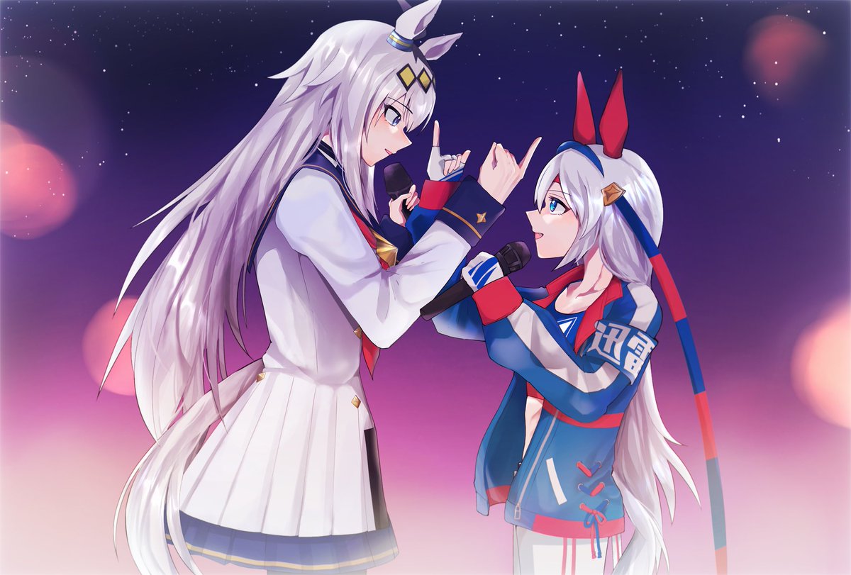 umaajidaimyou's tweet photo. 並び走る二人の絆は、どこまでも続く夢の先へ https://t.co/6D93GKiRSA