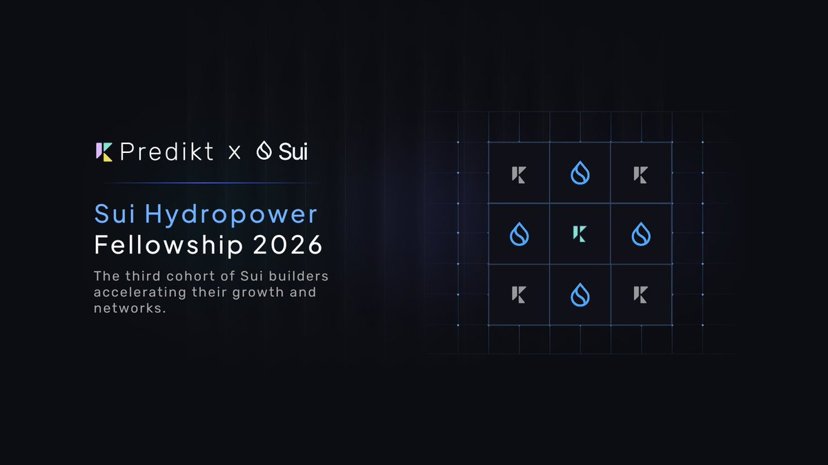 predikt_gg's tweet photo. Grateful to be part of the latest Hydropower Fellowship cohort. 🌊

Big thanks to @SuiNetwork, @SuiCommunity and the Hydropower mentors for the support.

Excited to keep building Predikt and make prediction market positions more liquid, useful and composable. 💧 https://t.co/JtFYShPNY9