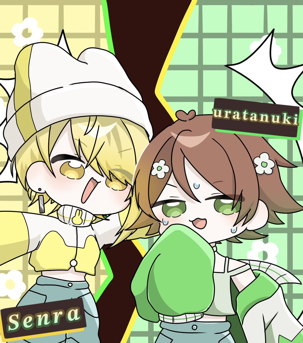 Ponjnan's tweet photo. お気に入りの3枚
 #うらたぬ王国の美術館 
 #しまーと 
 #坂田です
 #センラの絵ぇやん
 #浦島坂田船 https://t.co/UryxT1gmcU