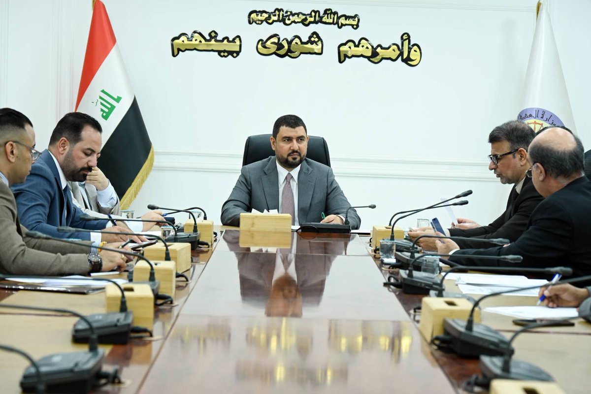 moj_iq's tweet photo. وكيل وزارة العدل الأقدم يترأس الاجتماع الثاني للجنة تنظيم ممارسة مهنة أمناء الإفلاس رقم (7) لسنة 2025، ،في مبنى الوزارة، الاجتماع الثاني للجنة، بحضور أعضائها.

إعلام وزارة العدل
30 / 6 / 2026 https://t.co/mnKfnXPidI