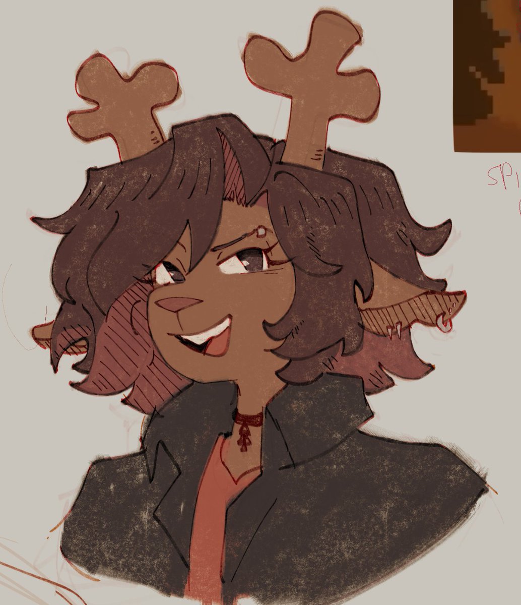 mangosandwichs's tweet photo. i remember doing a whole ass detective job trying to figure out dess' design last year that was fun #deltarune https://t.co/kqEEAcdvPV
