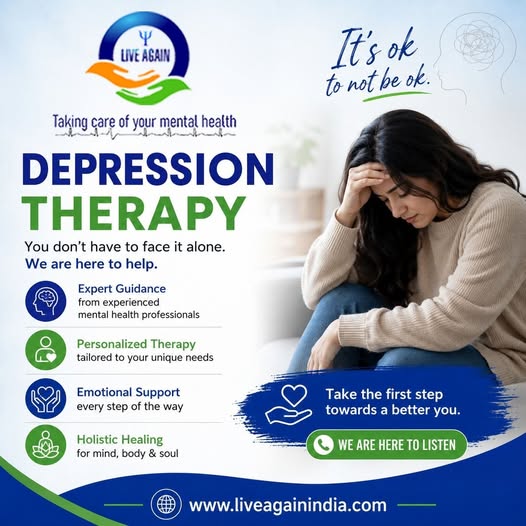 LiveAgainIndia1's tweet photo. Depression is treatable, and asking for help is a sign of strength, not weakness. You don't have to face it alone—healing begins with the first step. 
#DepressionTherapy #MentalHealthMatters #ItsOkayToNotBeOkay #BreakTheStigma #YouAreNotAlone #MentalWellness #HealingJourney https://t.co/G1uAqLYSZc